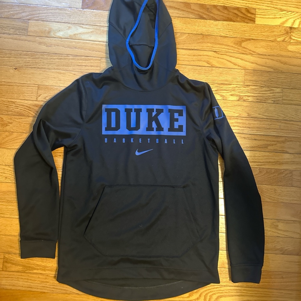 Nike Black and Blue Duke Basketball Hoodie